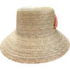 Women's Zinnia Wide & Short Brim Grosgrain Ribbon Sun Hat, Coral - Hats - 5