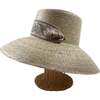 Women's Wildflower Pop-Up Retro Garden Ribbon Sun Hat, Natural - Hats - 2