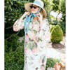 Women's Wildflower Pop-Up Retro Garden Ribbon Sun Hat, Natural - Hats - 4