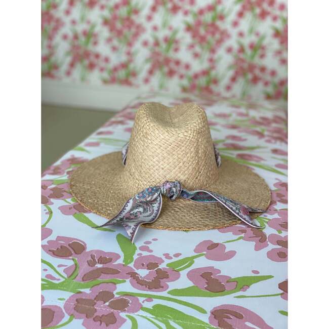 Women's Oleander Antique Eyelet Lace Ribbon Sun Hat, White - Hats - 6