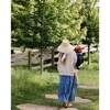 Women's Amaryllis Wide & Short Brim Grosgrain Ribbon Sun Hat, Dark Coral - Hats - 4