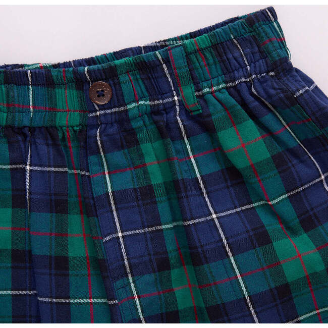 Boys Jackson Pant , Green Tartan - Pants - 2