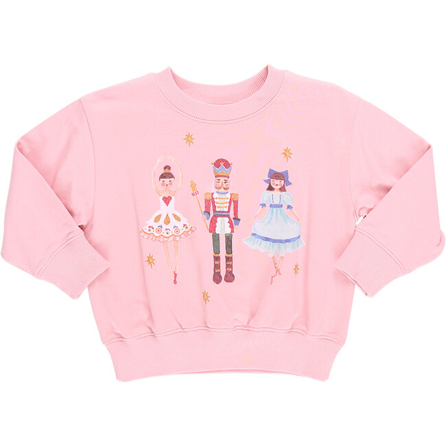 Girls Organic Sweatshirt , Nutcracker