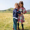 Girls Ruby Dress , Holiday Tartan - Dresses - 3