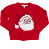 Girls Maude Sweater , Red Santa - Sweaters - 1 - thumbnail