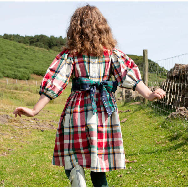 Girls Ruby Dress Holiday Tartan Pink Chicken Dresses Maisonette