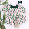 Girls Fiona Dress , Pink Trees - Dresses - 6