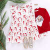 Girls Maude Sweater , Red Santa - Sweaters - 4