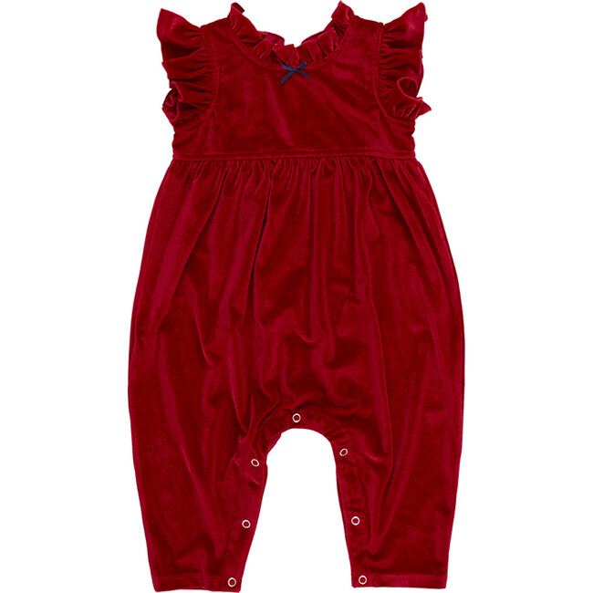 Baby Girls Velour Jennifer Jumper , Red