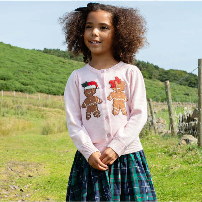 Girls Constance Sweater , Gingerbread - Sweaters - 2