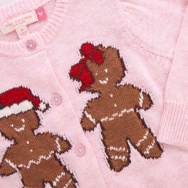 Girls Constance Sweater , Gingerbread - Sweaters - 3