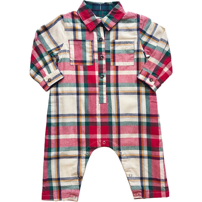 Baby Boys Easton Jumper , Holiday Tartan