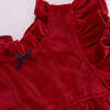 Baby Girls Velour Jennifer Jumper , Red - Rompers - 3