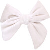 Girls Velour Bow , Snow White - Bows - 1 - thumbnail