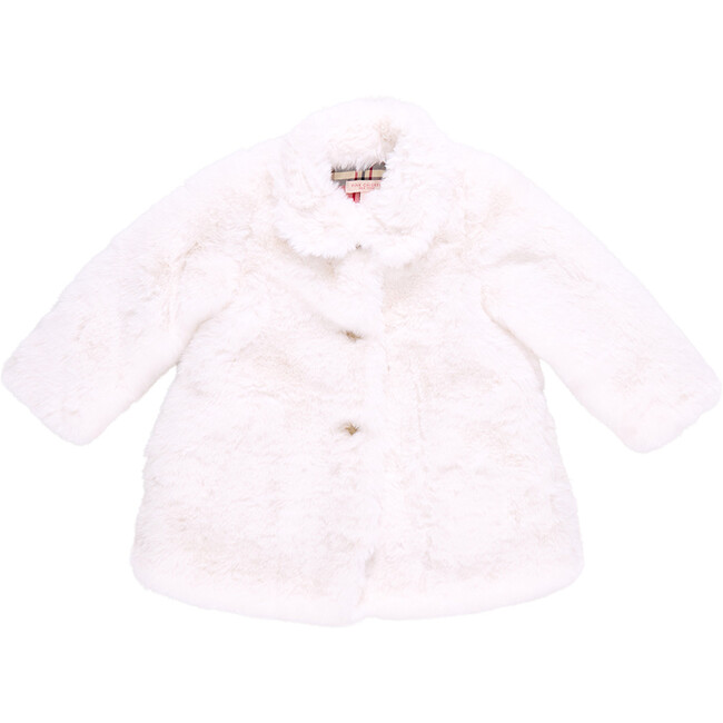 Girls Fur Kate Coat , Snow White