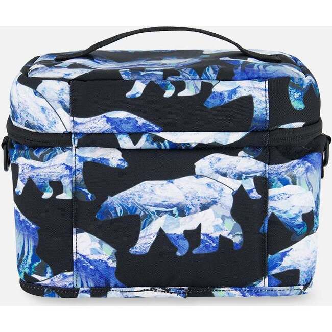 Polar Bears Print Lunch Box, Black - Lunchbags - 4