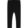 Corduroy Rib Leggings, Black - Leggings - 1 - thumbnail