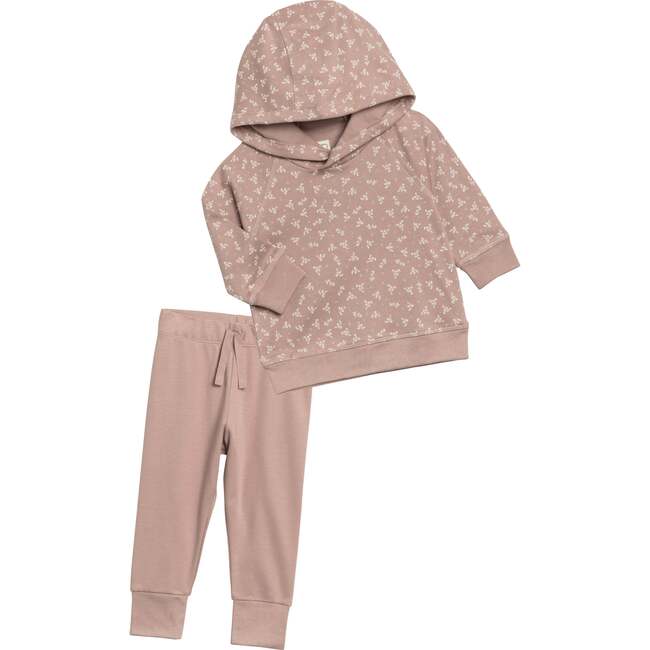 Organic Hoodie and Pant Set, Wren - Mixed Apparel Set - 1