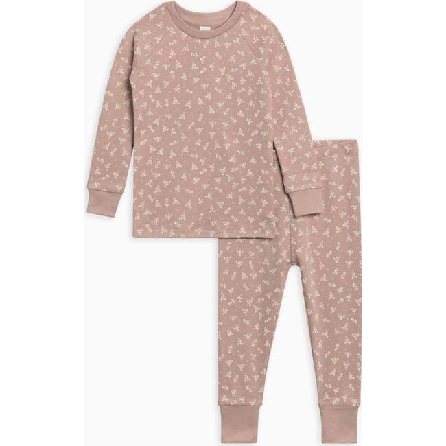 Two Piece Long Sleeve Pajamas Set, Wilda Floral/Wren