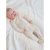 Kit Ribbed Zipper Footie, Ivory - Footie Pajamas - 3