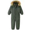 Stavanger Reimatec Waterproof Hooded Winter Overall Snowsuit, Thyme Green - Snowsuits - 1 - thumbnail