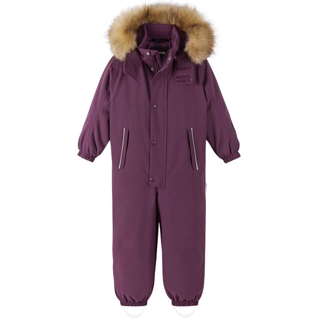 Stavanger Reimatec Waterproof Hooded Winter Overall Snowsuit, Deep Purple