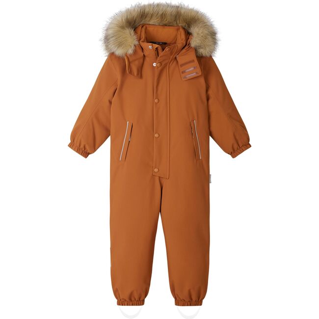 Stavanger Reimatec Waterproof Hooded Winter Overall Snowsuit, Cinnamon Brown