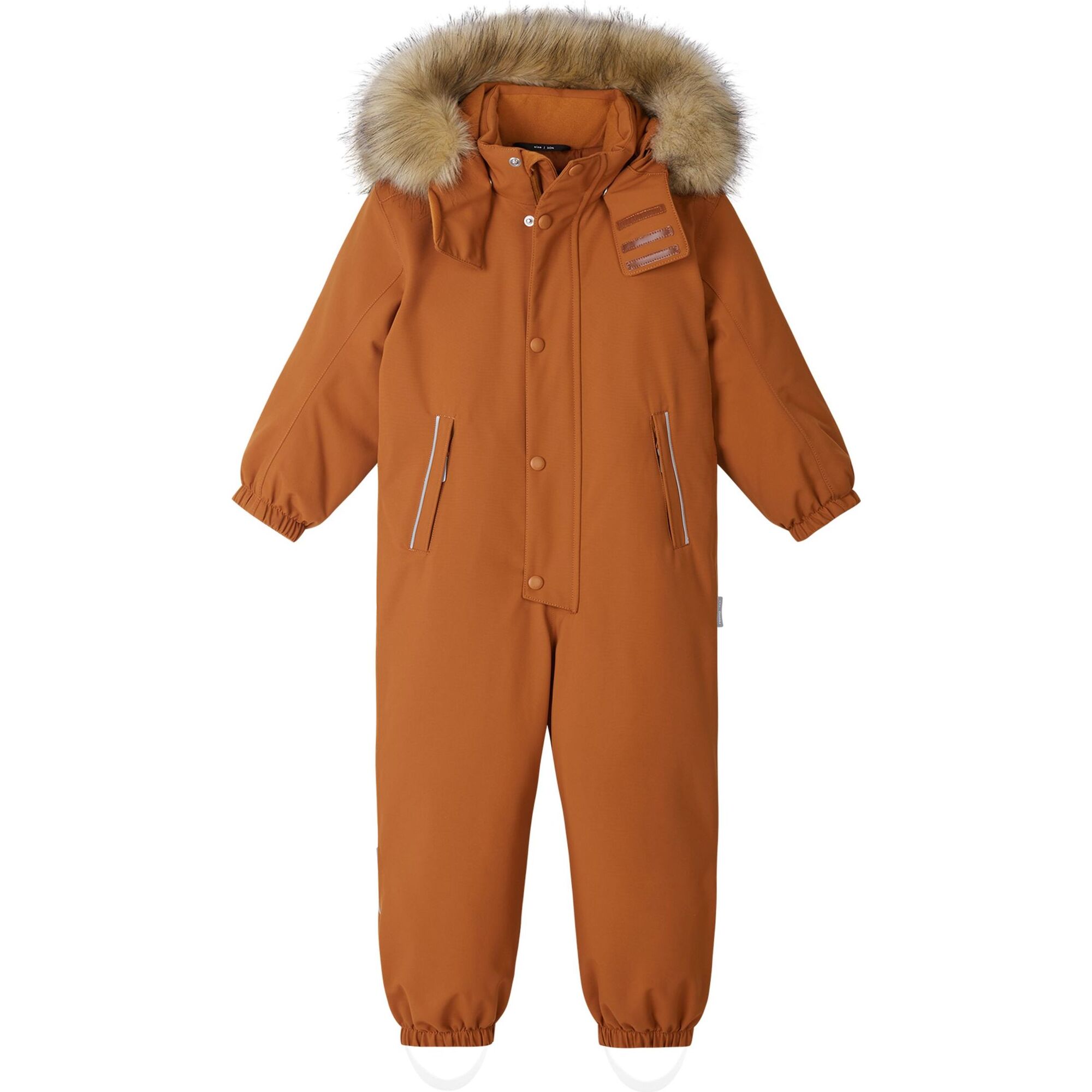 Stavanger Reimatec Waterproof Hooded Winter Overall Snowsuit, Cinnamon Brown - Snowsuits - 1