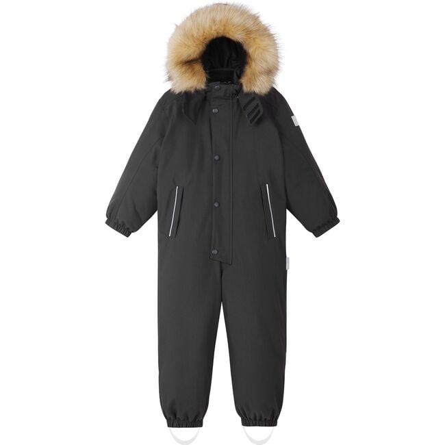 Stavanger Reimatec Waterproof Hooded Winter Overall Snowsuit, Black - Snowsuits - 3