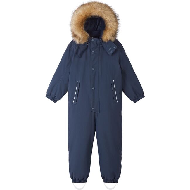 Stavanger Reimatec Waterproof Hooded Winter Overall Snowsuit, Navy - Snowsuits - 3