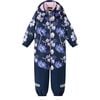 Kurikka Reimatec Waterproof Hooded Winter Overall Snowsuit, Navy - Snowsuits - 1 - thumbnail