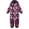 Kurikka Reimatec Waterproof Hooded Winter Overall Snowsuit, Deep Purple - Snowsuits - 1 - thumbnail