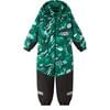 Kurikka Reimatec Waterproof Hooded Winter Overall Snowsuit, Deeper Green - Snowsuits - 1 - thumbnail