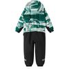 Kurikka Reimatec Waterproof Hooded Winter Overall Snowsuit, Snow Green - Snowsuits - 2