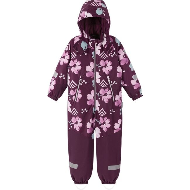 Kurikka Reimatec Waterproof Hooded Winter Overall Snowsuit, Deep Purple - Snowsuits - 3