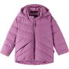 Kupponen Coffee Bean Hooded Puffer Down Jacket, Mauve Pink - Parkas - 1 - thumbnail