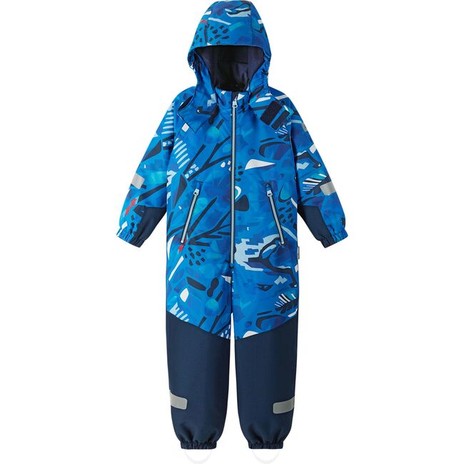 Kurikka Reimatec Waterproof Hooded Winter Overall Snowsuit, Blue - Snowsuits - 4