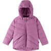 Kupponen Coffee Bean Hooded Puffer Down Jacket, Mauve Pink - Parkas - 3