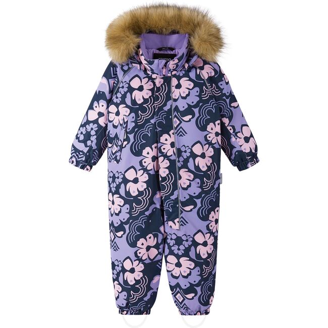 Baby Lappi Reimatec Waterproof Hooded Winter Overall Snowsuit, Lilac Amethyst