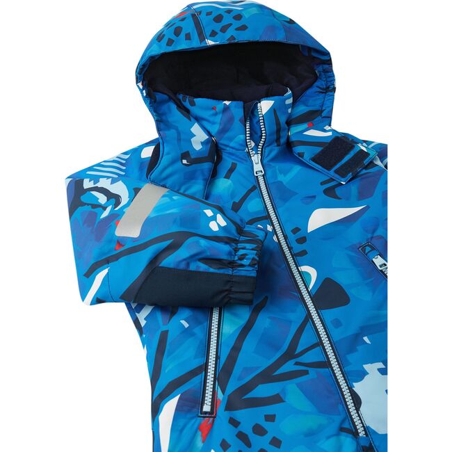 Kurikka Reimatec Waterproof Hooded Winter Overall Snowsuit, Blue - Snowsuits - 5