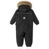 Gotland Reimatec Waterproof Hooded Winter Overall Snowsuit, Black - Snowsuits - 2