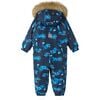 Baby Lappi Reimatec Waterproof Hooded Winter Overall Snowsuit, Navy - Snowsuits - 2