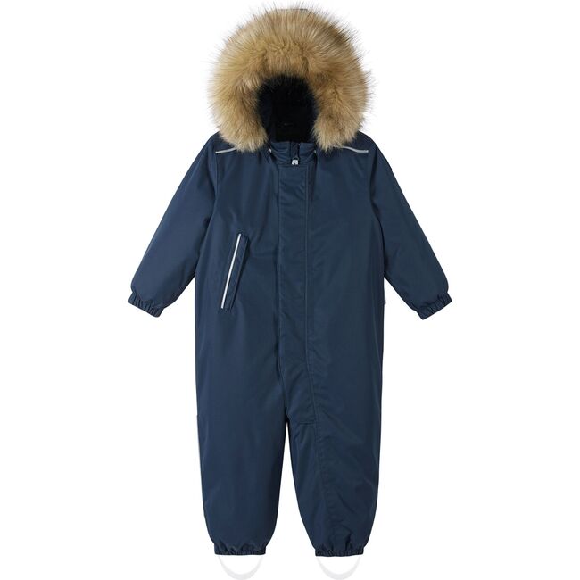 Gotland Reimatec Waterproof Hooded Winter Overall Snowsuit, Navy - Snowsuits - 3