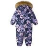 Baby Lappi Reimatec Waterproof Hooded Winter Overall Snowsuit, Lilac Amethyst - Snowsuits - 2