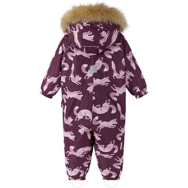 Baby Lappi Reimatec Waterproof Hooded Winter Overall Snowsuit, Deep Purple - Snowsuits - 2