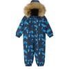 Baby Lappi Reimatec Waterproof Hooded Winter Overall Snowsuit, Navy - Snowsuits - 3