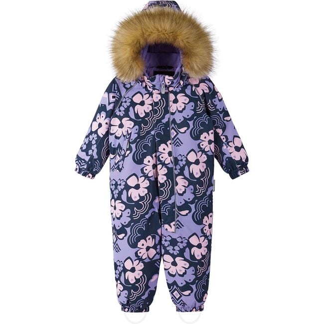 Baby Lappi Reimatec Waterproof Hooded Winter Overall Snowsuit, Lilac Amethyst - Snowsuits - 3