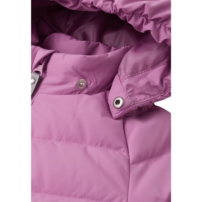 Kupponen Coffee Bean Hooded Puffer Down Jacket, Mauve Pink - Parkas - 7