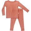 Two-Piece Pajamas Set, Sailing Red - Pajamas - 1 - thumbnail