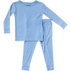 Two-Piece Pajamas Set, Hydrangea Blue - Pajamas - 1 - thumbnail